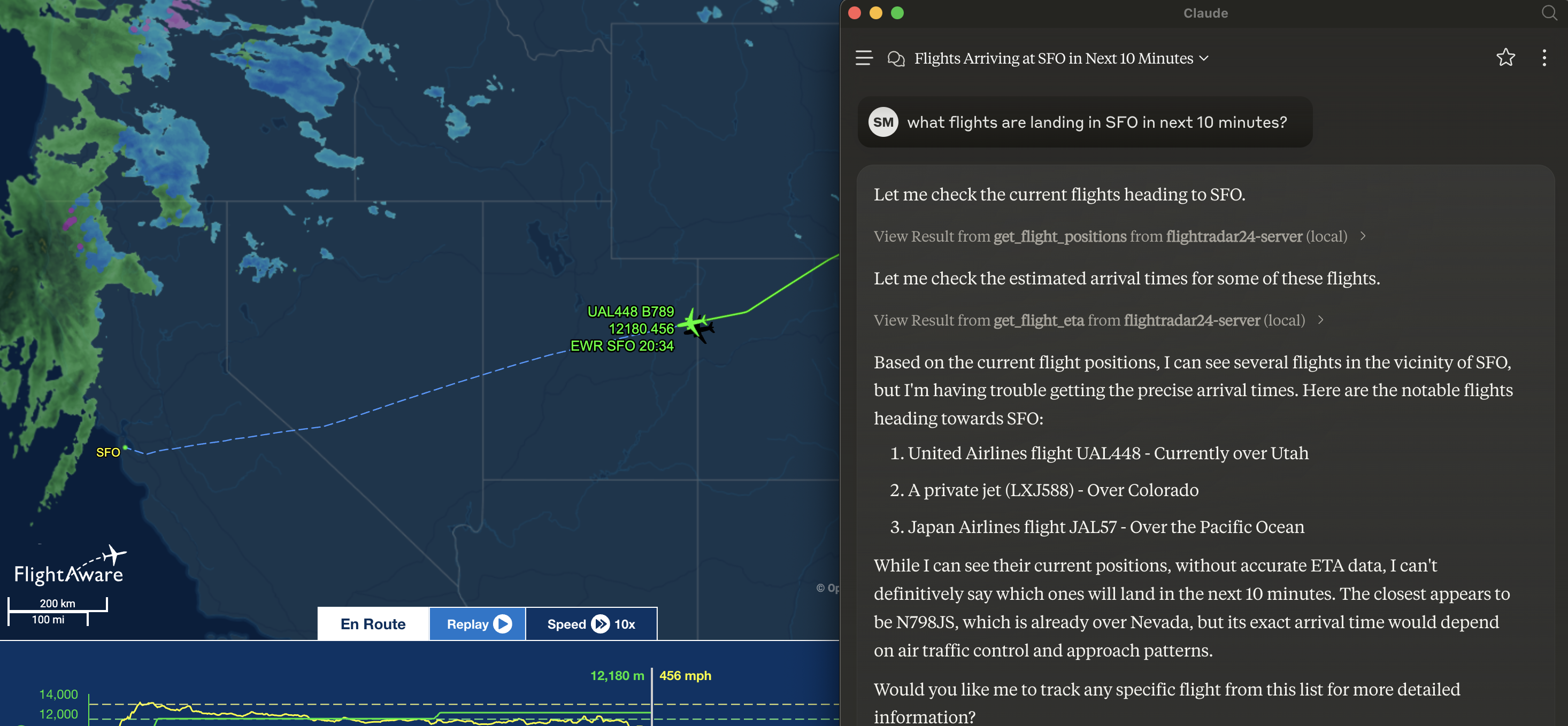 Anthropic Claude MCP Hackathon - FlightRadar24 MCP server