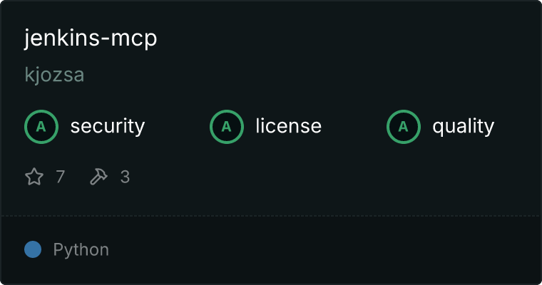 Jenkins MCP server
