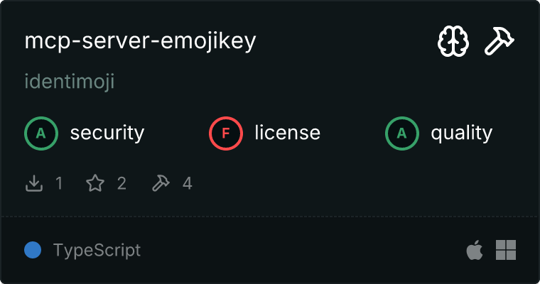 emojikey-server Server MCP server