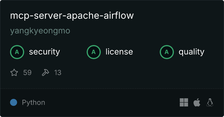Server for Apache Airflow MCP server