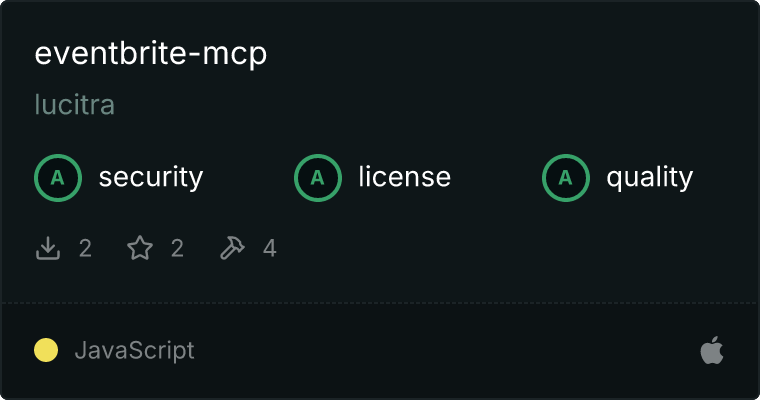 Eventbrite Server MCP server