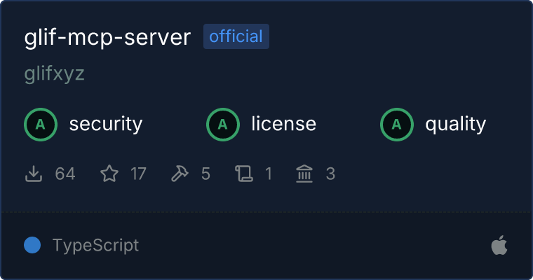 Glif MCP server
