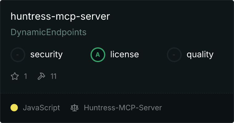 Huntress-MCP-Server MCP server