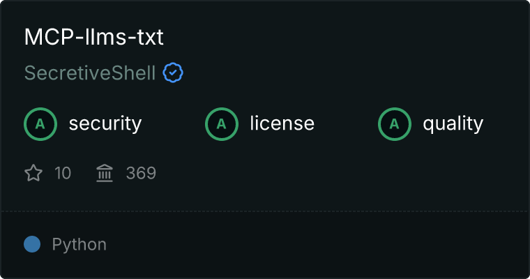 MCP-llms-txt MCP server