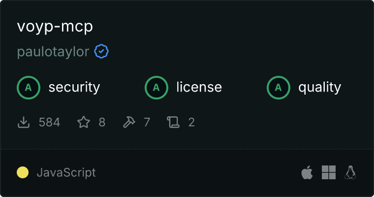 Voyp Server MCP server