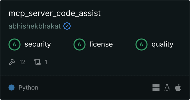 mcp-server-code-assist MCP server