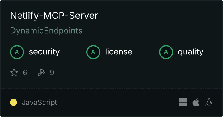 Netlify Server MCP server