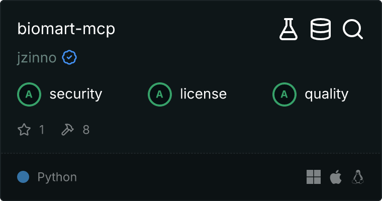 Biomart MCP server