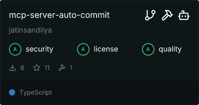 Git Auto Commit Server MCP server